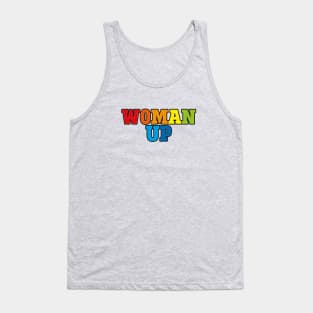 Woman up (rainbow) Tank Top